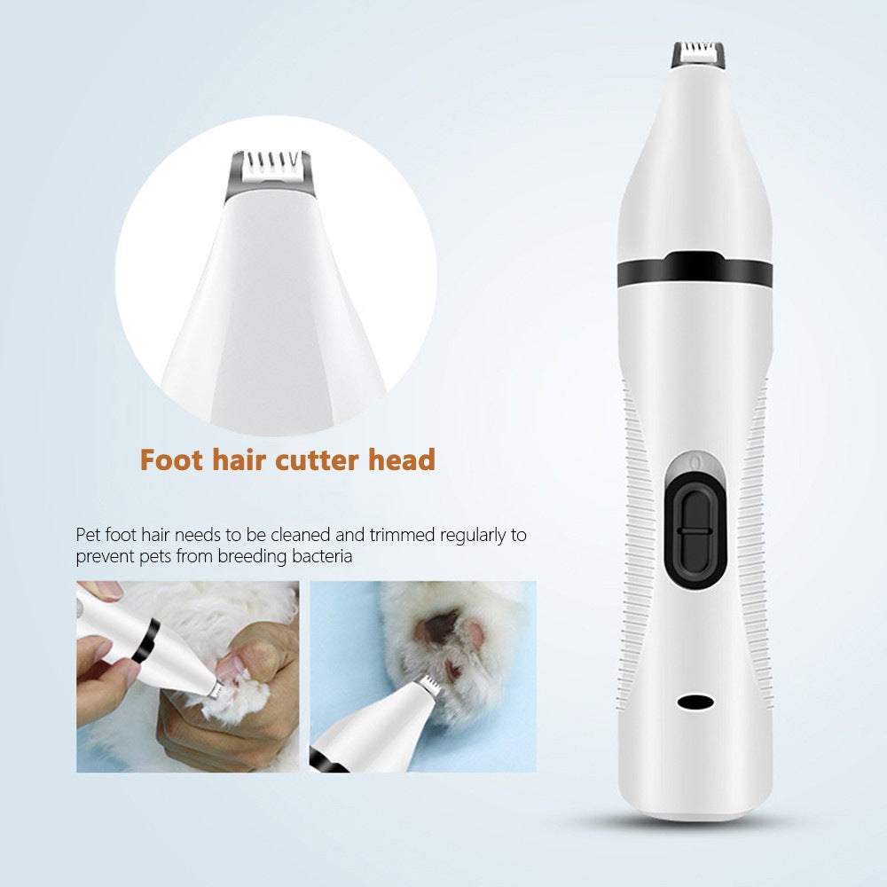 3 In 1 Pet Grooming Kit Set Rechargeable Cat Nail Clipper Dog Paw Grinder Hair Trimmer 3 In 1 Pet Grooming Kit Set Rechargeable Cat Nail Clipper Dog Paw Grinder Hair Trimmer